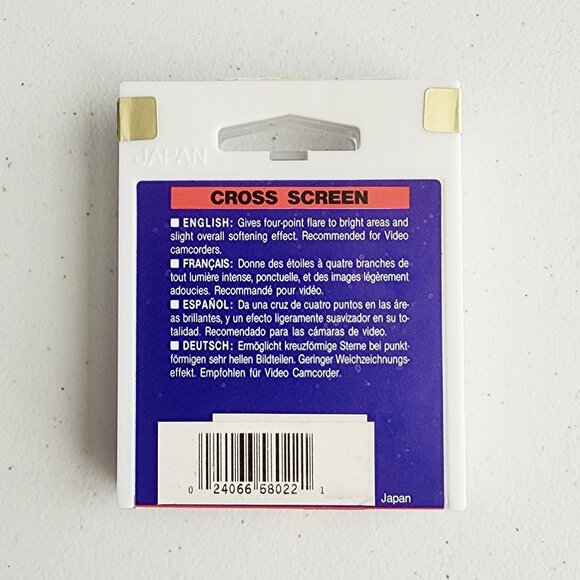 HOYA Glass Lens Filter Cross Screen 58.0mm Japan Star Effect F-KIT58MM 5800632 - Picture 6 of 8